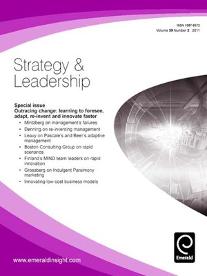 cover image of Strategy & Leadership, Volume 39, Issue 2